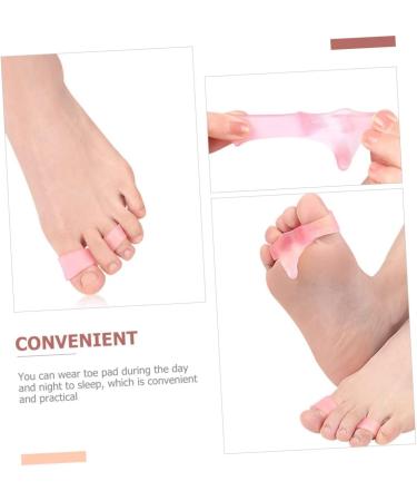 FOMIYES Double Hole Toe Splitter Hammer Straightener & Pedicure Tools - 12pcs | Bunion Orthopedic Toe Separator & Foot Valgus Protector - 5.6x2cm - Buy Online on GoSupps.com