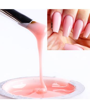 Buy Gzsyy Advanced Builder Gel - White Rosa Nude | UV Fiberglass Nail Gel for Professional Geln gel | Long-lasting & Easy Application - Buy Online on GoSupps.com