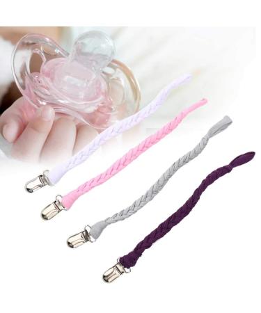 Nipple Clip Chain | Universal Braided Pacifier Holder Leash | Child Safety Anti-Lost Pacifier Clip #1 | International Shipping Available - Buy Online on GoSupps.com