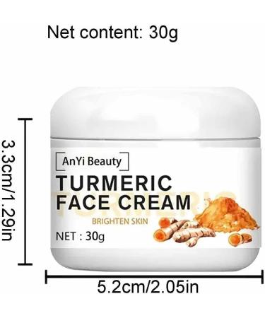  JPSDOWS Blackheads - 30g Natural Turmeric Face Cream Skin Lightening Cream Lotion | Skin Firming Bleaching Cream Face Cream for - Buy Online on GoSupps.com