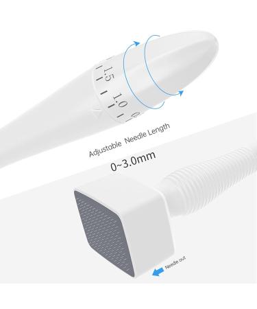 Microneedle Derma Stamp & Roller | Adjustable Microneedle Scooter | Anti-Aging & Wrinkle Reduction for Face & Body Care - Buy Online on GoSupps.com