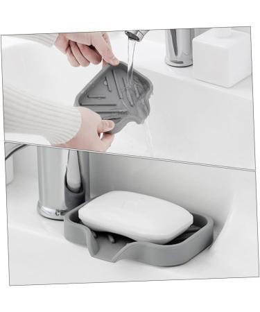 Ciieeo 6 Pcs Silicone Soap Dish Silicone Travel Soap Draining Holder Soap Dish with Drain Soap Container Soap Holder for Shower Wall Silicone Container Bathroom Silica Gel Jewelry Tray - Buy Online on GoSupps.com