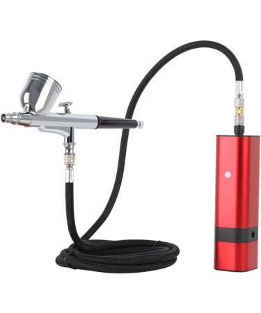 Universal Paint Spraye Airbrush Kit with Dual Action Gravity Type Spray Gun for Art Model Body Paint Artist Makeup Nail Tattoos Cake Tools Painting Varnishing Lacquering - Buy Online on GoSupps.com