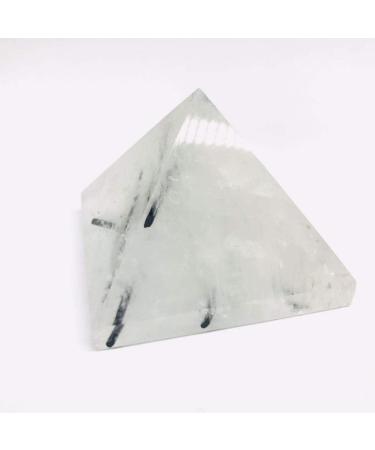 FEECOZ 1pc 7 Natural Black Tourmaline Quartz Crystal Pyramid - 50mm Energy Ornaments for Home & Healing - Buy Online on GoSupps.com