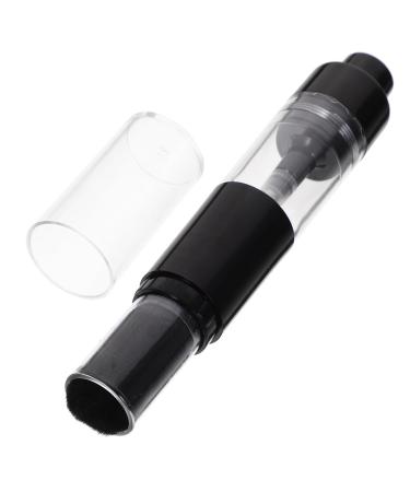 Beaupretty Loose Travel with Retractable Reusable Brush Fiber Portable Powder Applicator Bottle Makeup Foundation Supplies Dust Artificial Cleaning Buttons Refillable Cosmetic Jar