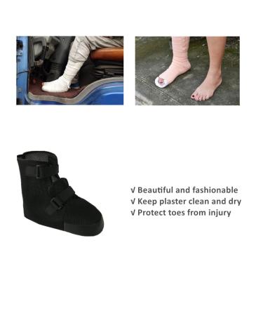 WEEOATAR Adjustable Post-op Shoe - Orthopedic Boot for Post-Surgery Broken Foot Bunions & Hammer Toe (M) - Velcro Closure Left/Right Foot Black - International Shipping Available - Buy Online on GoSupps.com