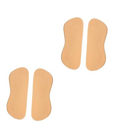 Mobestech 2 Pairs Destress Decompression Pumps Heels Yellows High Heel Pumps Heelts Shoe Sticker High-Heeled Shoe Pad Heelpiece Pads Do Not Follow Heel Pad Follow up Half Size Pad