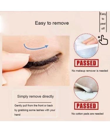 Reusable Self-Adhesive Eyelashes Wispy Fake Eyelashes Natural Look Fluffy Curling Long Eyelashes No Glue/Eyeliner/Magnet Needed Waterproof and Easy to Put on - Buy Online on GoSupps.com