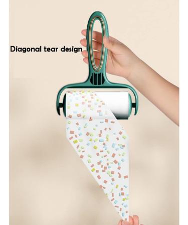 Portable Lint Rollers for Pet Hair - 60 Sheets 1 Handle + 13 Refills - Ideal for Dog & Cat Fur Removal | Eco-Friendly Green Design - Buy Online on GoSupps.com