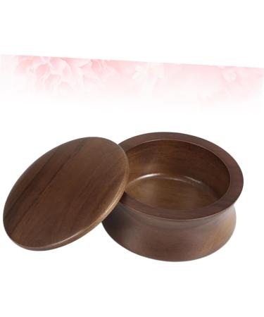 Buy Magiclulu Wooden Razor Shell with Lid | Men's Shaving Cup & Travel Stand - Premium Quality Beauty Accessories - Buy Online on GoSupps.com