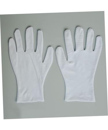 Housoutil 6 Pairs Factory Gloves Cotton Gloves White Gloves Lengthen Work - Buy Online on GoSupps.com