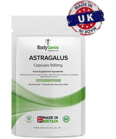 ASTRAGALUS EXTRACT 500mg 60 caps IMMUNE BOOST COLDS FLU vegetarian - Buy Online on GoSupps.com