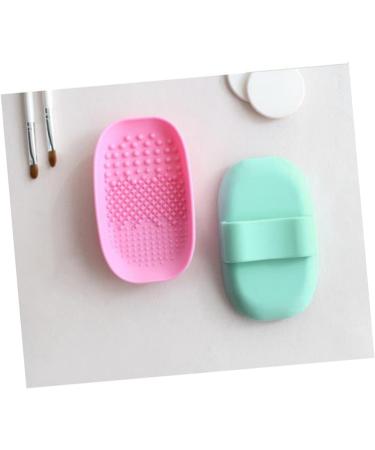 minkissy 1pc Make up Make up Kit Silicone Makeup Applicator Makeup Brush Scrubber Makeup Brush Cleaning Plate Makeup Cleaner Brush Cleaning Mat Pink Tools Cleansing Brush Sink - Buy Online on GoSupps.com