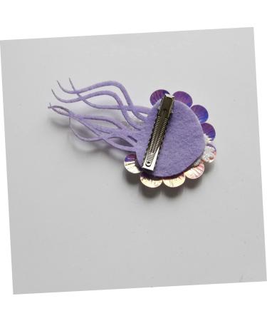 FOMIYES Fake Jellyfish Hair Clip Floral Pearl Hair Clip Pearl Snap Clips Pearl Hair Barrettes Hair Barrettes for Girls Jellyfish Hairpin Purple Vacation Hair Tie Holder Beach Faux Pearls - Buy Online on GoSupps.com