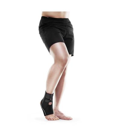 Rehband Ankle Brace | Neoprene Sports Ankle Support for Running & Fitness | Unisex Large Black - Buy Online on GoSupps.com