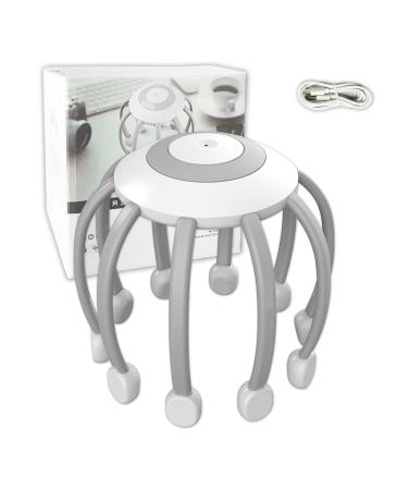 Head massager Full -automatic multidimensional head tower massager Electrical vibrating head massager Octopus Claw Scalp Electric Sonic Vibration Stress Relief Fatigue Relax