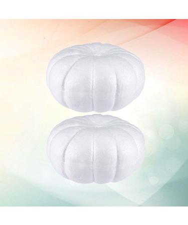 COHEALI 1 Set 2pcs Pumpkin Thanksgiving Polystyrene Halloween Mold Crafts Mini Child White 20X20X10CM - Buy Online on GoSupps.com
