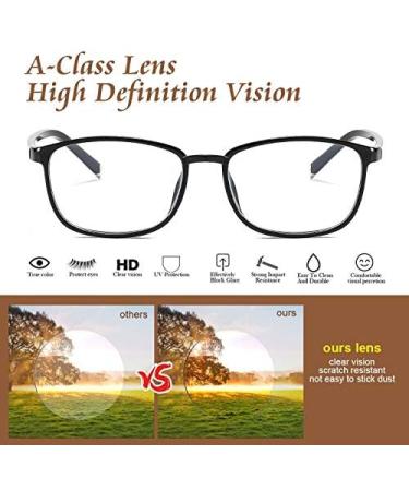 Suertree Blue Light Filter Reading Glasses 3 Pack | Computer Glasses PC Gaming UV Protection | 1.5x & +1.5 Dioptria | Black 3PC for Men - Buy Online on GoSupps.com