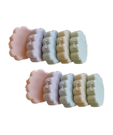 Solustre 1 set of cloud care box eye contact case sweet contact case contact lens set sweet travel contact envelope Accessories for contact lenses eye lens container plastic cute accompanying box travel