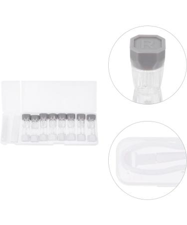 Heallily 8-Piece Compact Contact Lens Case Kit - Travel Eye Lens Container & Cosmetic Storage - Gray - Buy Online on GoSupps.com