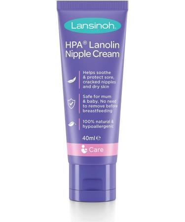 Lansinoh HPA Lanolin Cream 40ml - Soothes and Protects Sore Nipples - Buy Online on GoSupps.com