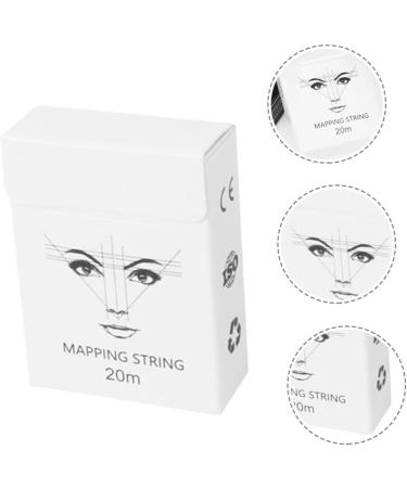 Hemoton 1Box Eyebrow Makeup Tool Eyebrow Ruler cosmetic Eyebrow Drawing Auxiliary Tool ink line 6x4.5cm White - Buy Online on GoSupps.com