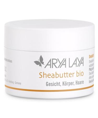 Arya Laya shea butter organic 100 ml: from controlled organic cultivation for very dry or cracked skin areas & split hair tips vegan