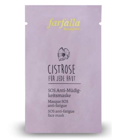 Farfalla Cistrosis Anti-Tired Mask - 10x7 ml | Instant Refreshment Moisture & Elasticity | 100% Natural Cosmetics for Radiant Complexion - Buy Online on GoSupps.com