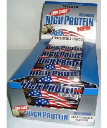 Weider Weider Low Carb Bars 40% 10 x 50g Caramel 10 packs