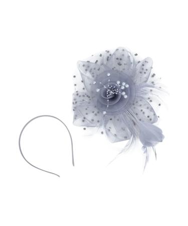 DRESSOOS 1 Set Hair Clip Hair Pin Tiara Hair Barrettes Gauze Cloth Headdress Hat Hairpin Hair Hoops Elegant Barrette Bride Linen Yarn Grace