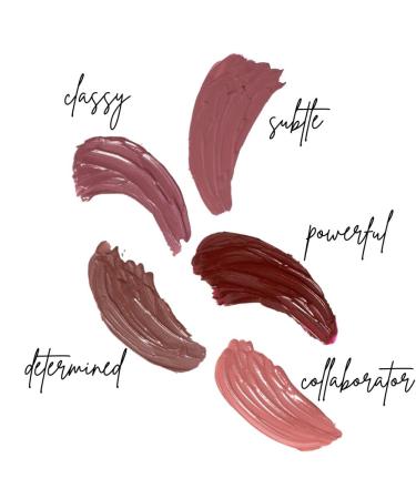 Bossy Cosmetics Vegan Liquid Lipstick | Hydrating & Long Lasting Matte Lipstick | Subtle Deep Pink/Mauve | Paraben & Cruelty Free - Buy Online on GoSupps.com