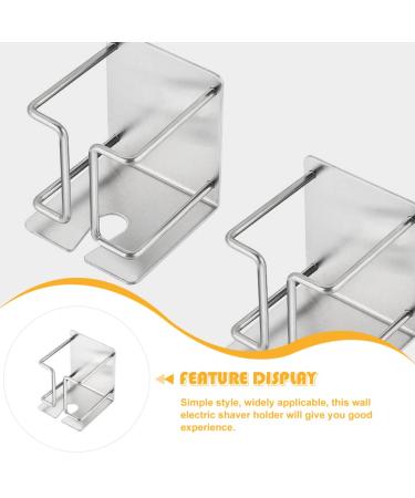 Razor Hanger - Wall-mounted Metal Electric Razor Holder | Adhesive Shaver Storage Solution - Buy Online on GoSupps.com