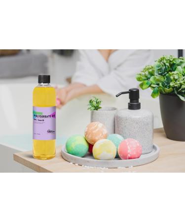 Polysorbate 80 Cosmetic Grade - 100% Pure for Bath Bombs & Soap Making | Talsen Chemicals (4 oz / 118 mL - Buy Online on GoSupps.com