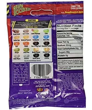 Jelly Belly Bean Boozled 20 Assorted Flavored Jelly Beans 3-Pack Bundle 54g - Christmas & Holidays Candy Vegan Candy Dairy Free Snacks Kosher Candy Gluten Free Bulk Candy Stocking Stuffers for Teens - Buy Online on GoSupps.com