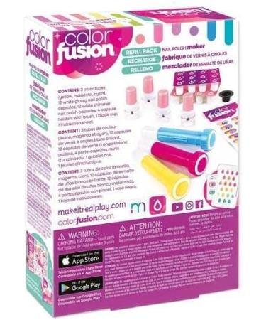 Color Fusion Nail Polish Refill Pack | Make It Real | Water-Based Children's Nail Polish Accessories - International Shipping Available - Buy Online on GoSupps.com