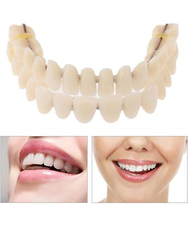 Premium Resin Dentures - Upper & Lower Preformed Teeth Molds for Optimal Oral Care - Buy Online on GoSupps.com