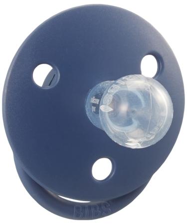 Bibs De Lux Silicone Pacifier 0-36 Months Steel Blue