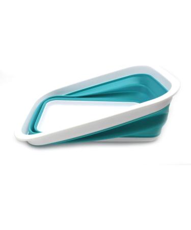 SAMMART 9.2L Collapsible Tub - Portable Outdoor Picnic Basket/Crater - Foldable Shopping Bag - Space Saving Storage Container (Bright Blue) - Buy Online on GoSupps.com