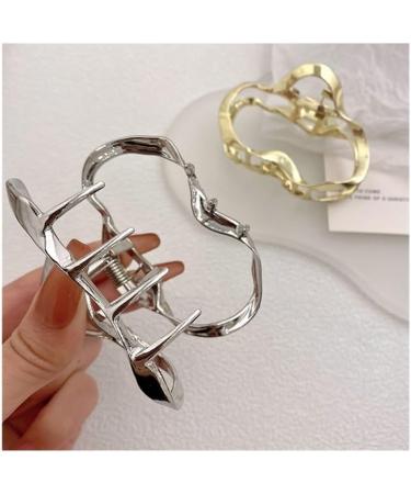 Hair Clips For Women Claw Clips Bow Hair Clips Claw Clips Claw Clips For Thick Hair Large Hair Clips(Color:Gold) - Buy Online on GoSupps.com