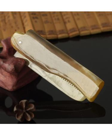 Yak Horn Foldable Beard Comb for Men and Women - Pocket Size Fine Tooth Mustache and Hair Comb - Buy Online on GoSupps.com