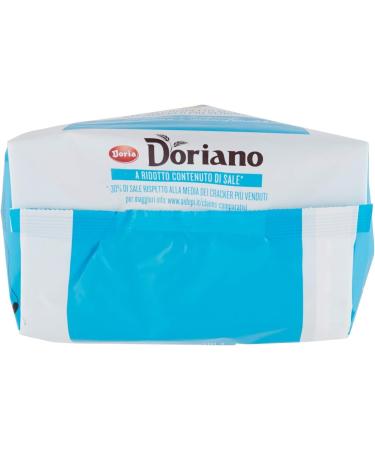 Doria Doriano Low Salt Crackers Salted Biscuits Without Grains 12 x 700 g + Italian Gourmet Pulp 400 g - Buy Online on GoSupps.com