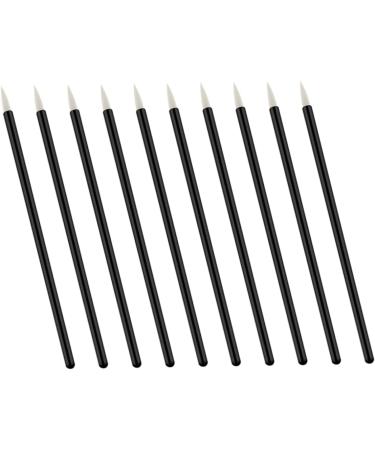 Healeved 200 Pcs Cosmetics Brush Facial Wand Angled Eyeliner Brush Face Wand Liquid Eyeliner Eye Makeup White - Buy Online on GoSupps.com