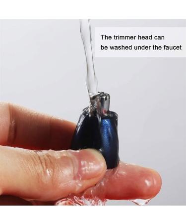 USB Rechargeable Ear Nose Hair Trimmer for Men & Women | Waterproof Electric Facial Hair Trimmer with Stainless Steel Blades - Buy Online on GoSupps.com