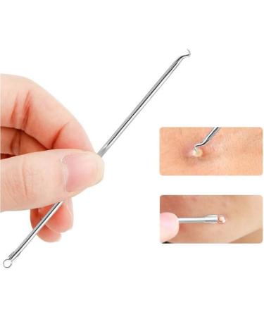 KAV Comedone Extractor Kit 5-Piece Blackhead Remover Tool Set with Storage Case for Acne Prone Skin - Stainless Steel Pimple and Blemish Extractor Tools for Deep Cleansing - Buy Online on GoSupps.com