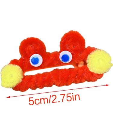xbiez Creative Twist Frog Shape Hairpin for Sweet Girls Carnival Taking Photo Hair Barrettes Aesthetics Plush Hair Accessories 5 - Buy Online on GoSupps.com