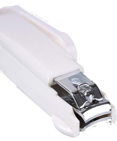 UNbit Nail Clipper Adult Nail Clippers Plastic/Carbon Steel White Nail Clippers 1.8 * 4.2 * 13cm Rotating Magnifying Glass Nail Clippers - Buy Online on GoSupps.com