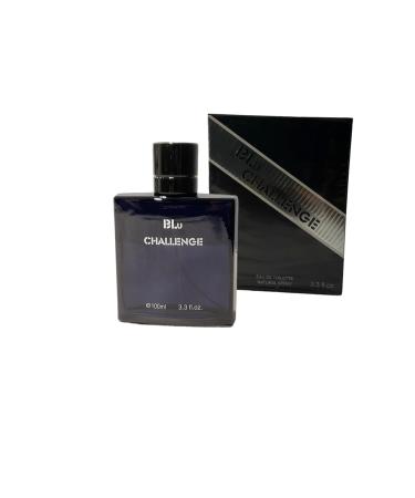 Blu Challenge Men 3.3 Ounces Eau De Toilette Spray - Buy Online on GoSupps.com