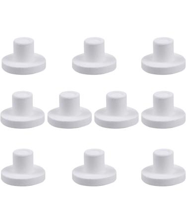 VILLCASE 10pcs Coral Frag Plug - Acrylic Aquarium Coral Rack Holder Base & Stand | White Aquarium Accessories - Buy Online on GoSupps.com