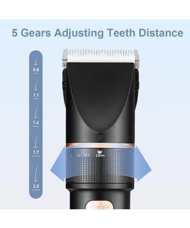 Buy Powerful Adjustable Cordless Hair Clippers for Men - LCD Rechargeable Hair Trimmer for Salon & Home Use - Buy Online on GoSupps.com