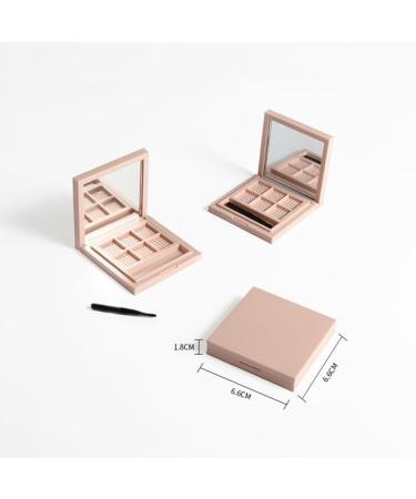 Healeved 2pcs Empty Eyeshadow Dish Empty Eyeshadow Palette Blush Palette Makeup Highlighter Highlighters - Buy Online on GoSupps.com